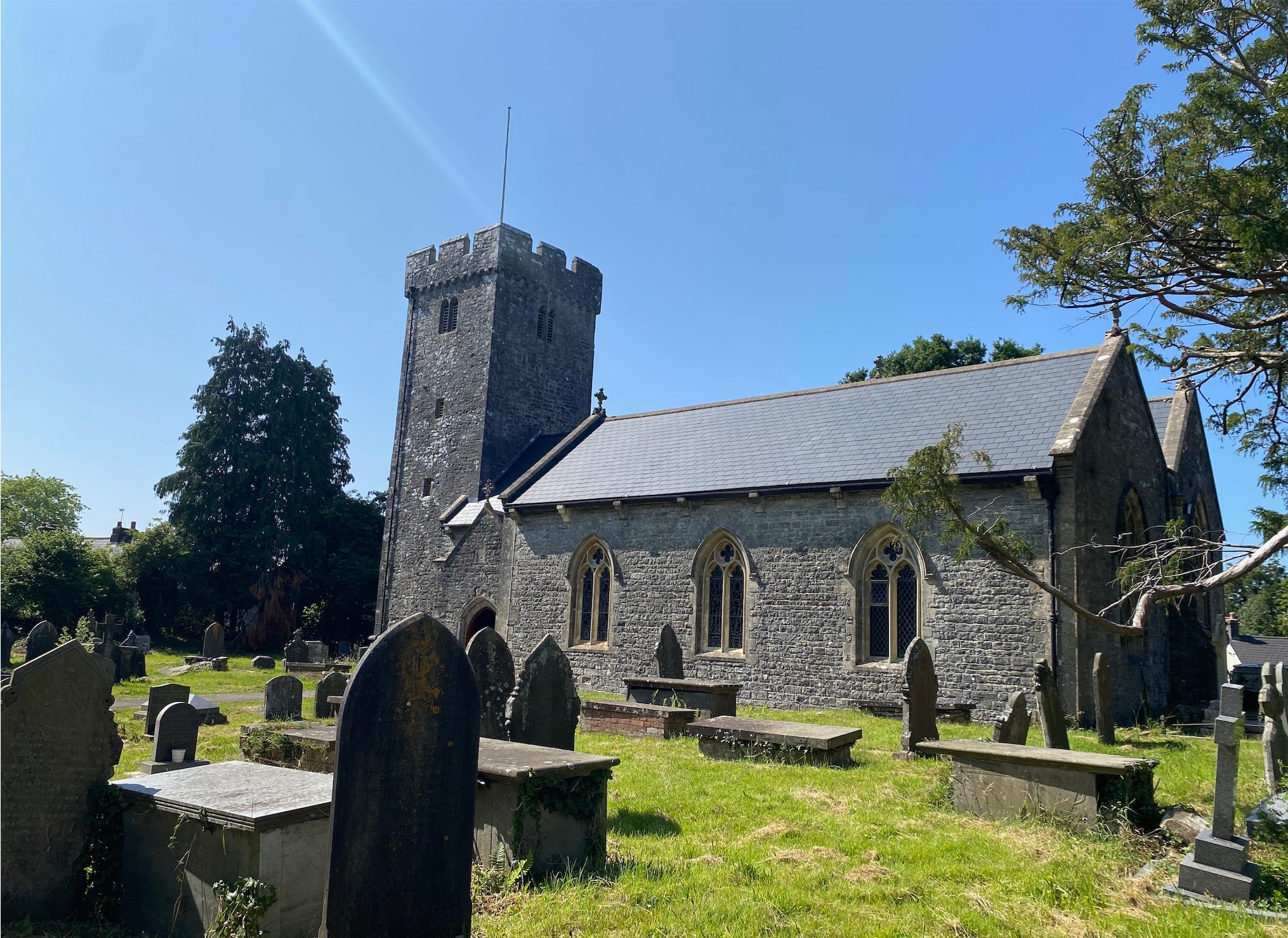 St Nicholas Church and its ancient churchyard, Vale of Glamorgan